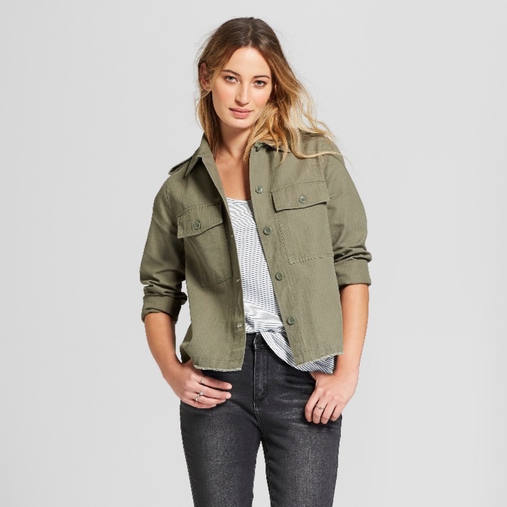 NWOT Universal Thread Olive Military  Jacket